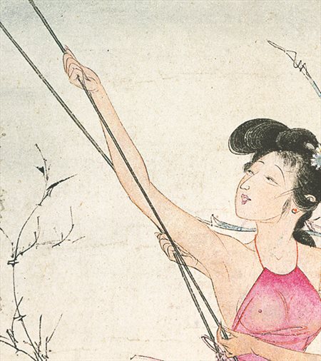 陈巴尔虎-胡也佛的仕女画和最知名的金瓶梅秘戏图